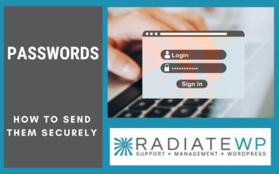Featured image that shows the title of the post and a picture of a password modal window.